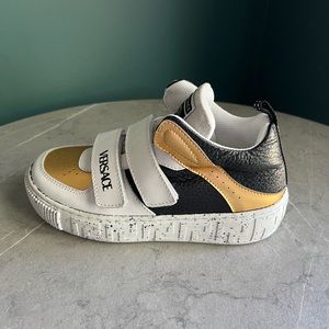 🆕 Versace La Greca Boys High Top Sneakers